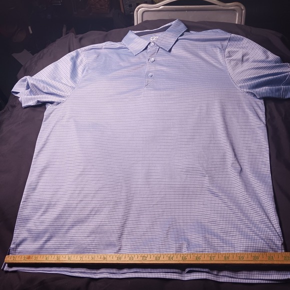 CB DryTec Lady Bird Golf Course Golf Polo Wicking Breathable Men Lt Blue LG - Picture 15 of 16